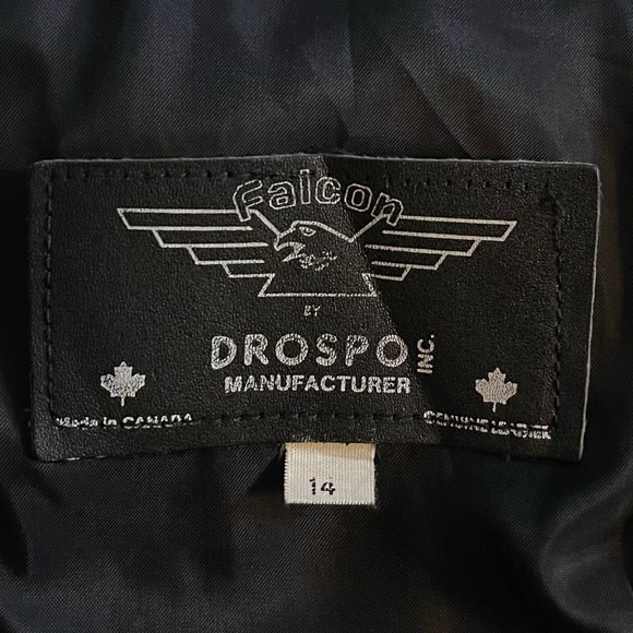 Drospo Inc. Leather Vest with Fringe~ Black - Picture 5 of 6